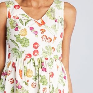 Pleasant Temperament Cotton A-Line Dress